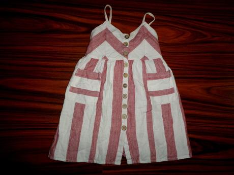 Luxusní pruhované propínací šaty, st. bernard,104