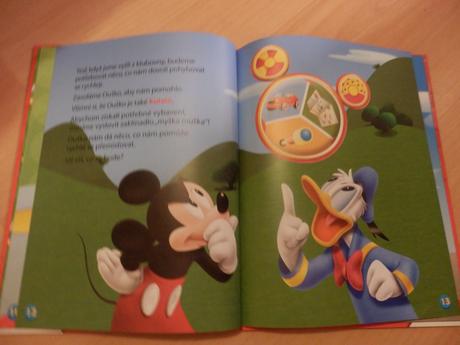 Kniha - mickeyho klubík - kulatý,