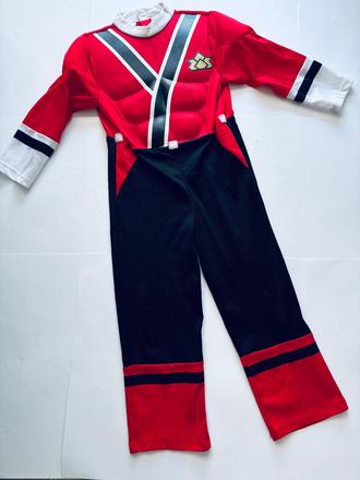 An21/ kostým power rangers samuraj- v.5/6 let, 