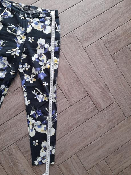 Květinové kalhoty zn. ff ke kotníkům, vel. 34., f&f,34