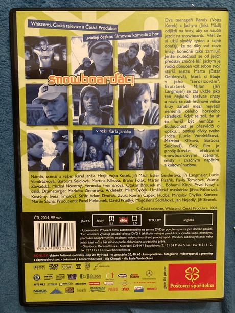 Dvd snowborďáci,