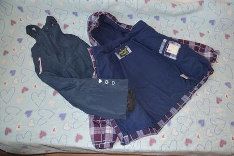 110 zimní bunda oteplené kalhoty, lupilu,110