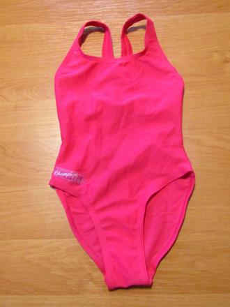 Dívčí růžové plavky vel 104-110, 110