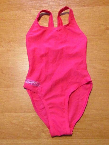 Dívčí růžové plavky vel 104-110, 110