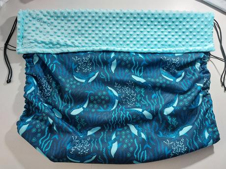 Nepadací nepromokavé deky kočárkovina +minky,