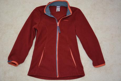 Bunda s mikinou 2v1, decathlon,122