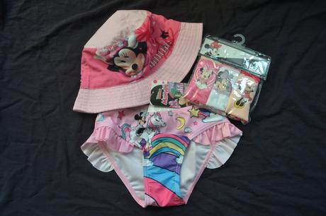 Set plavky,klobouk ,3x kalhotky v.122, disney,122
