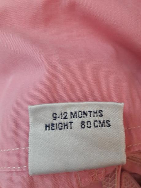 Dívčí plátěné laclové šatičky next, v.80, next,80