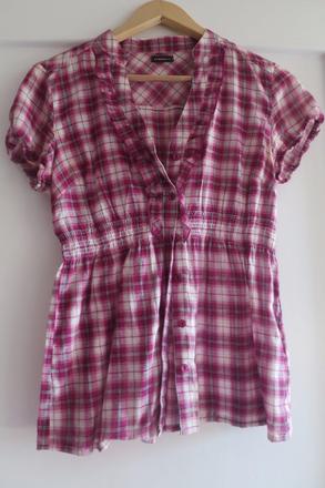 Kostkovaná blůzička, s