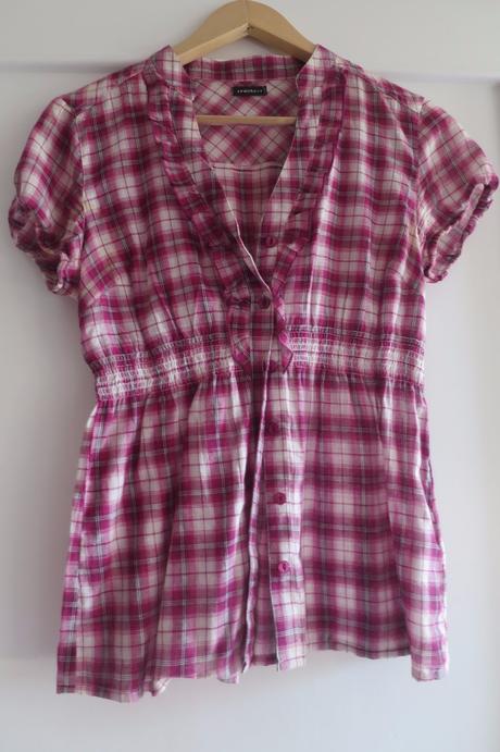 Kostkovaná blůzička, s