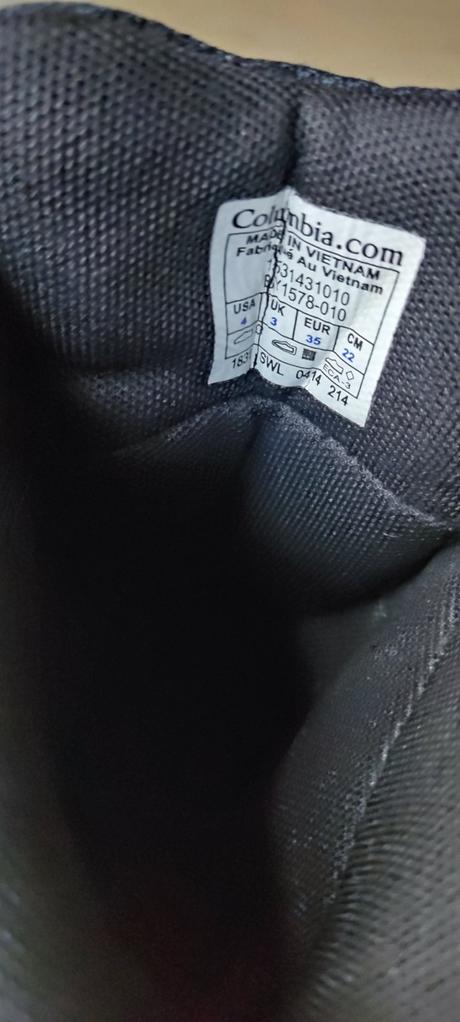 Nepromokavé boty columbia vel. 35, columbia,35