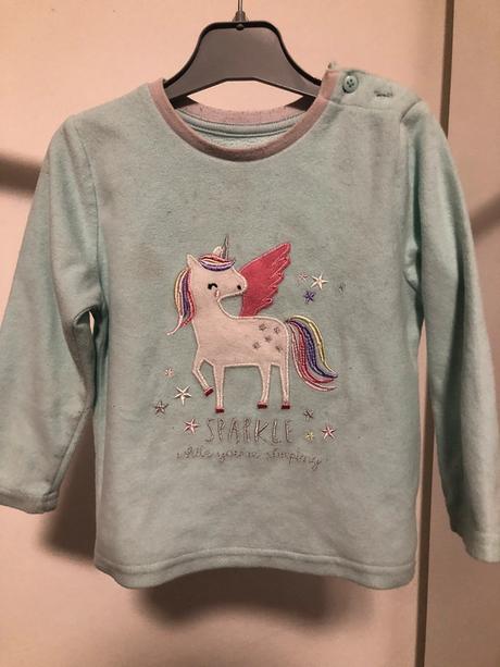 Flísová mikina s jednorožcem, 92