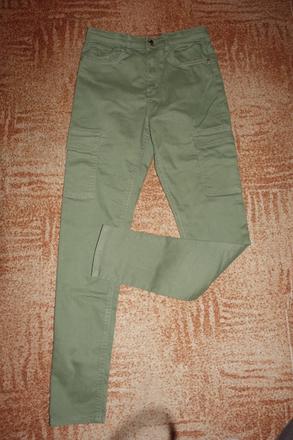 Dívčí kalhoty s kapsami hm vel. 158, h&m,158