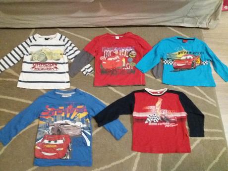 Trička s autem blesk, disney,98