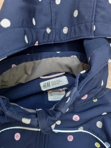 Softshellová bunda, h&m,128