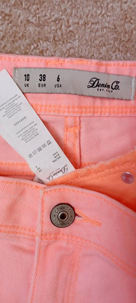 Neonové šortky zn."denim & co" vel."m", denim co,m