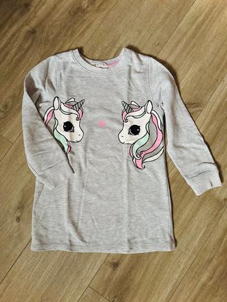 Mikinové šaty, h&m,110