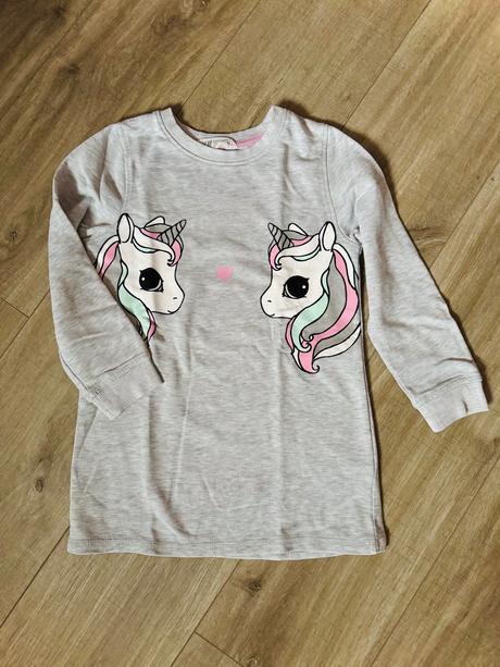 Mikinové šaty, h&m,110