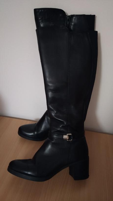 Kožené kozačky zn.baťa, vel.36, baťa,36