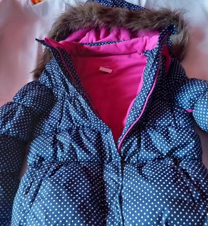 Op 5. velmi teplá dívčí bunda "2 v 1", 9 let, john lewis,134