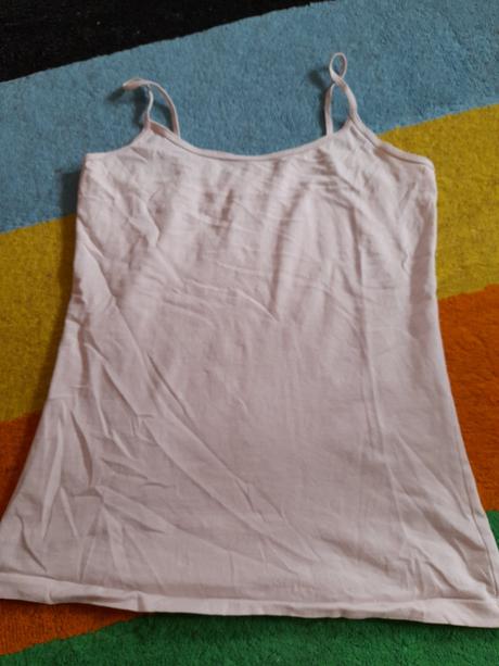 Tílko pro ženy bílo růžové, s