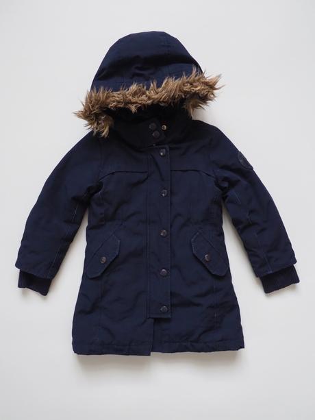 Péřový kabátek vel 110, gap,110