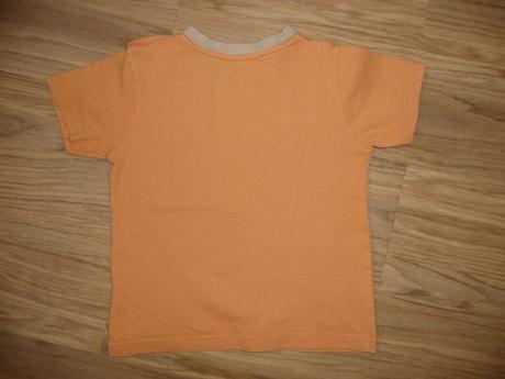 Oranžové triko tu na 18-24m- vel.92, tu,92