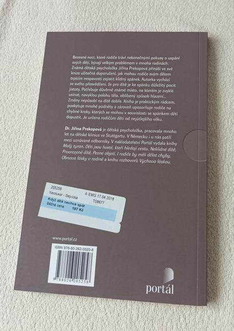 Když dítě nechce spát,