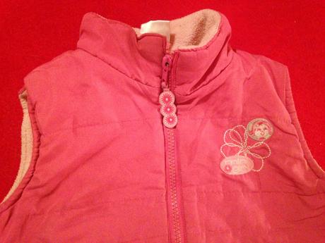 Dívčí teplá vesta - vestička, 92