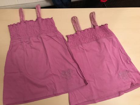 2x tilka, tuniky s motýlkem, 122+128, 128