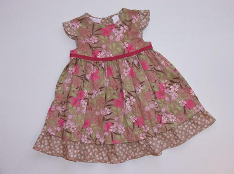 P383 plátěné šaty vel. 12m, 80