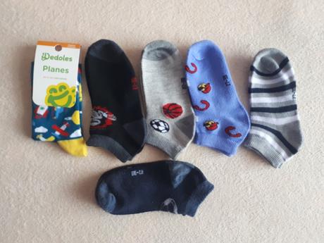 Dětské kotníkové ponožky mix, vel.27/30 + dedoles, f&f,27