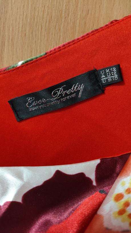 Plesové šaty ever pretty, červenobílé, ever-pretty,40