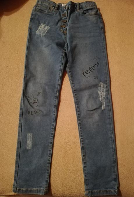 Džíny dívčí minoti, vel. 134/140., minoti,134