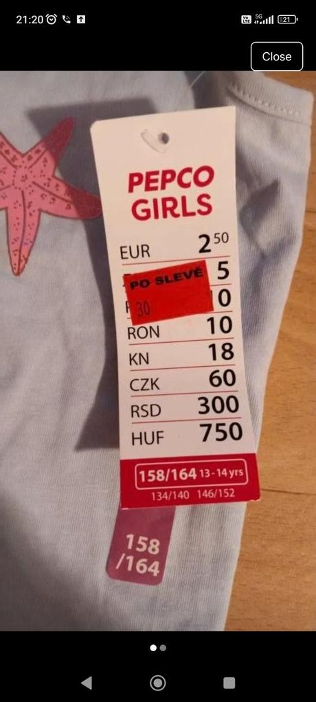 Dívčí trička na 10 - 15 let, zara,164