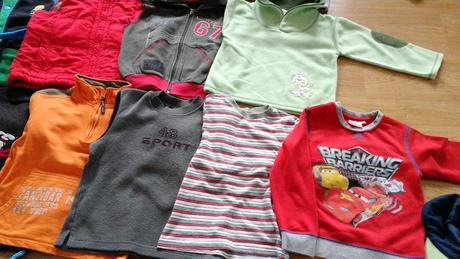 Balík mix věcí na kluka od vel.98-116 jaro/podzim, 86–98