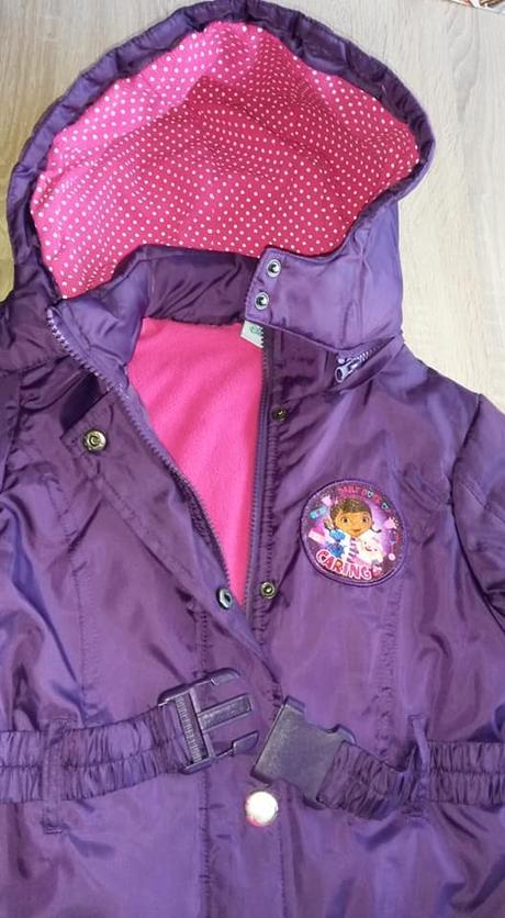 Bunda - kabát s doktorkou plyšákovu vel. 116, disney,116