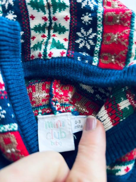 Oberal úpletový vánoční - v.0/3 měs, 68