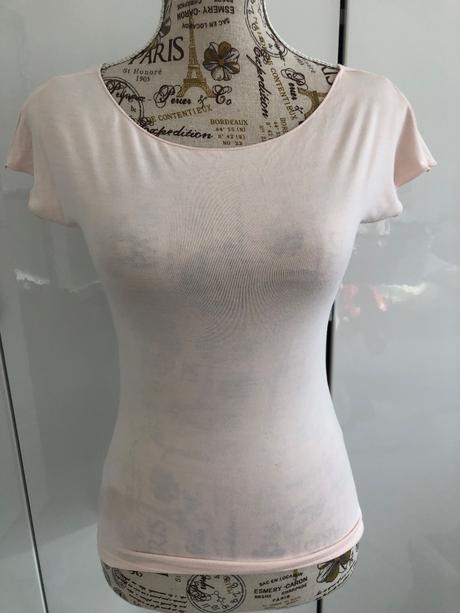 Vystrih na zadech mango meruňkove tricko xs, mango,xs