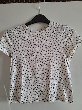 Tričko top crop top vel. 152 / 170, h&m,152