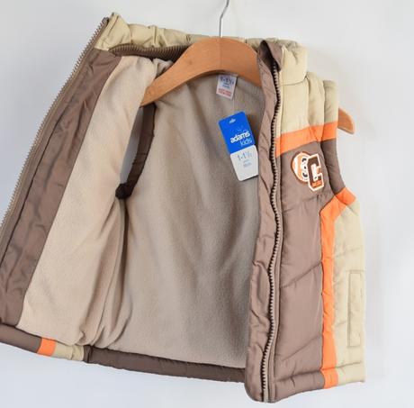 Zateplená vesta vel. 12 - 18 m, adams,86