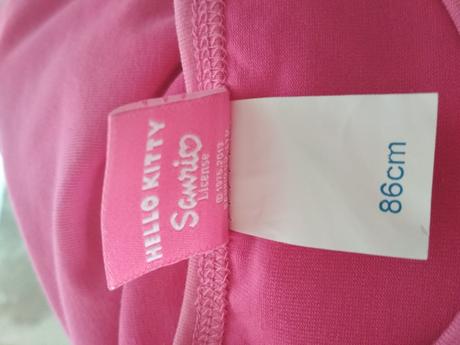 Šaty dl.r. s hello kitty, vel. 86, sanrio,86