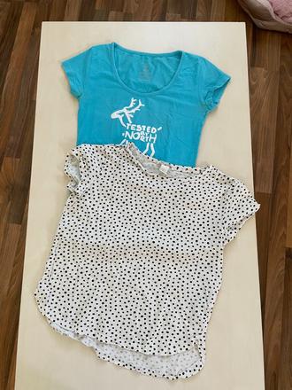 2 trika, sob a puntík, vel xs, kilpi a basic, xs