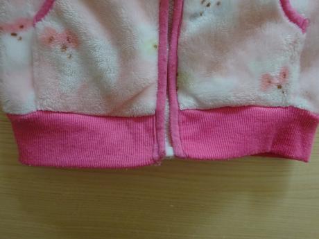 Fleesová mikina na zip, vel. 86, k&y,86