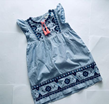 Ob/ tunika s proužky/ vyšívaná - v.7 let, 122