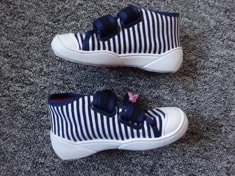 Dívčí pruhované tenisky, eur 25, befado,25
