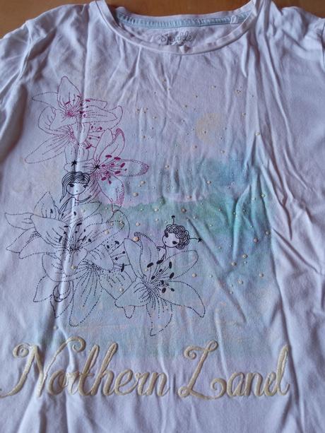 Bílé bavlněné tričko, palomino,134