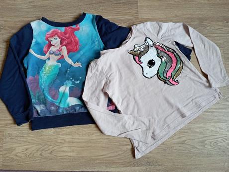 Mikina+ triko h&m vel. 122/128, h&m,122