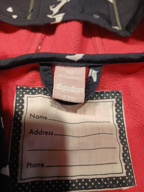 Softshellová bunda dopodopo vel. 122 jednorožec, dopodopo,122