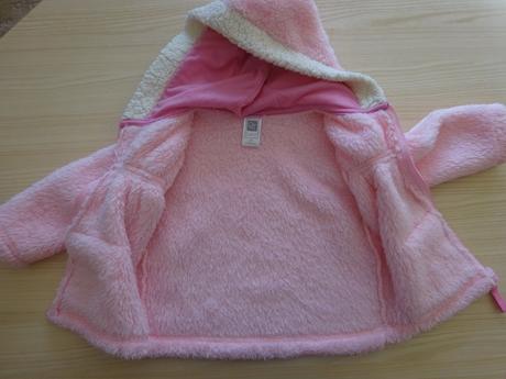 Chlupatá fleesová mikina s kapucí, vel. 2t, 92